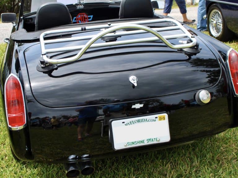 MGB MGC MGR Stainless Steel Luggage Boot Rack Convertible Luggage